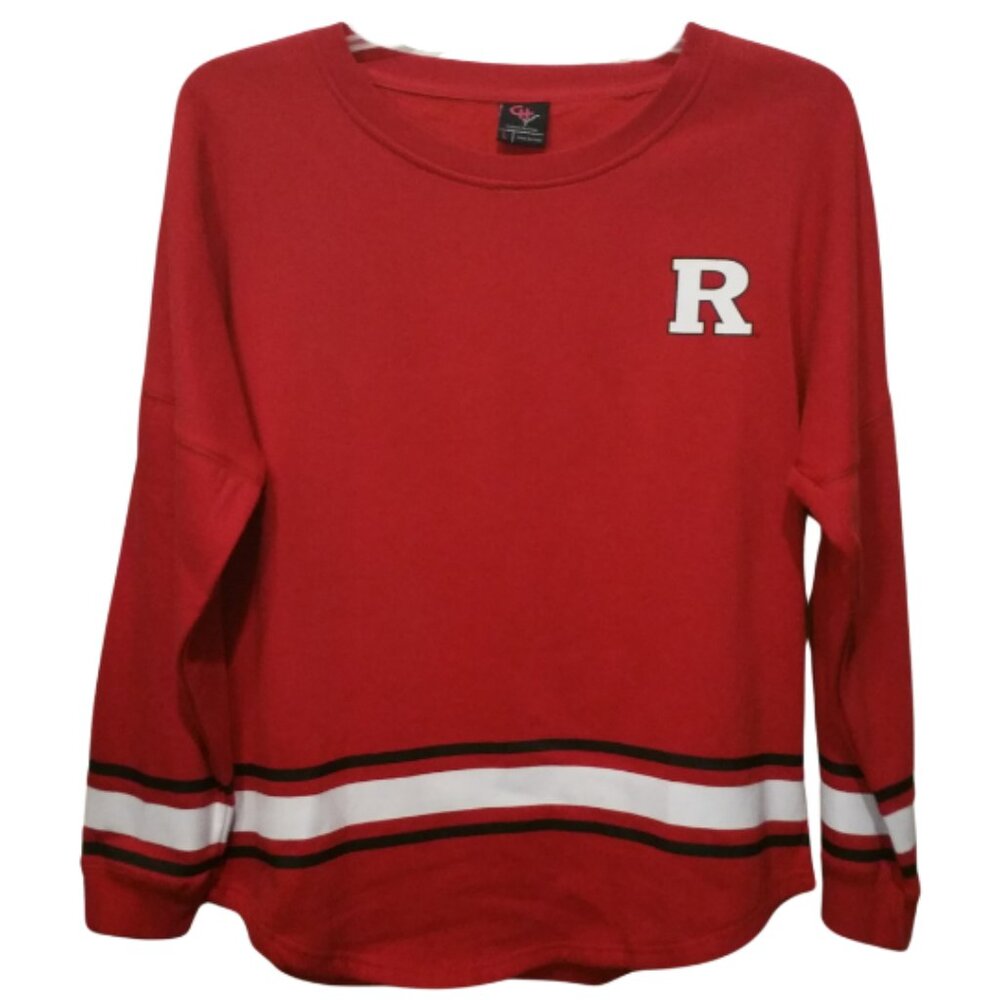 NWOT- Campus Heritage Junior's Rutgers Scarlet Knights Sweatshirt Size Large